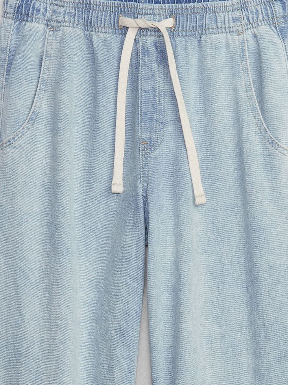 High Rise Seamed Wide-Leg Pull-On Jeans(BUY 2 FREE SHIPPING)