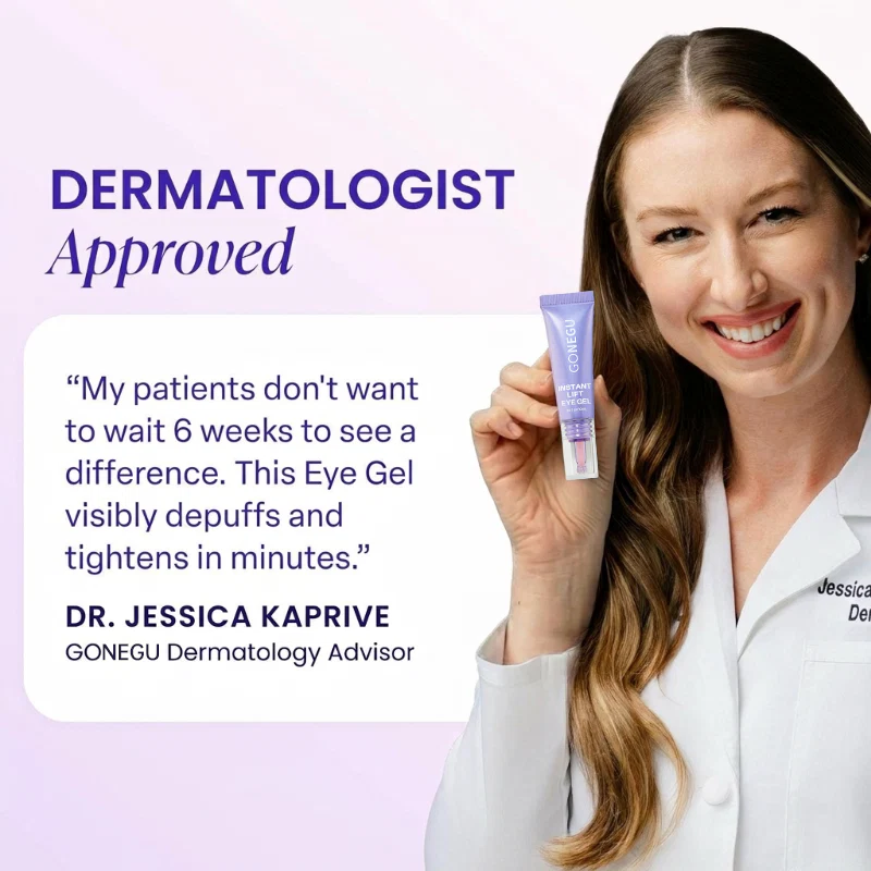 Dermatologist approved eye gel