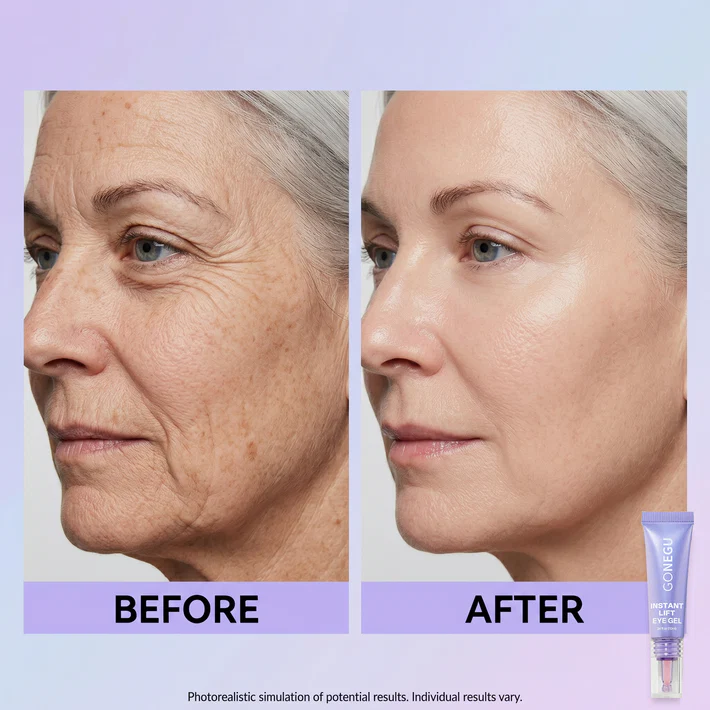 Real result before and after 3