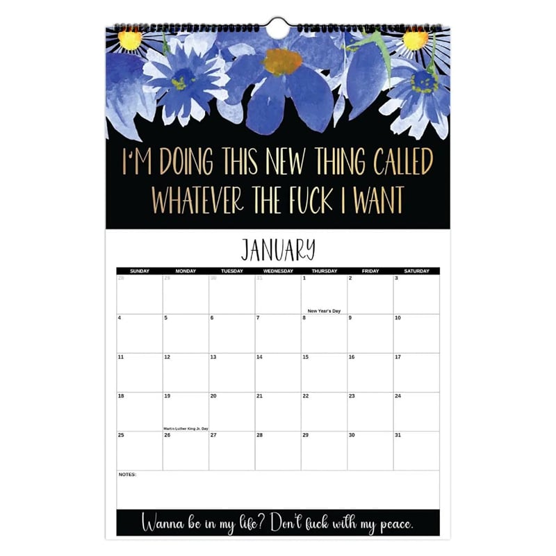 Here We F*cking Go Again: 2026 Swear Calendar for Tired-Ass Women