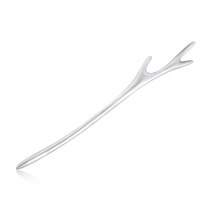 S999 foot silver hairpin