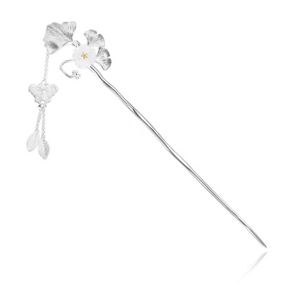 S999 foot silver hairpin