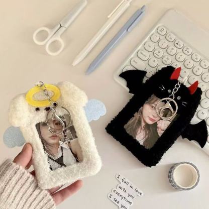 Plush photocard holder bat&cloud style(3 inch)