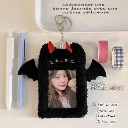Plush photocard holder bat&cloud style(3 inch)