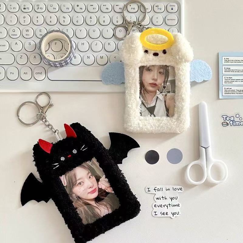 Plush photocard holder bat&cloud style(3 inch)