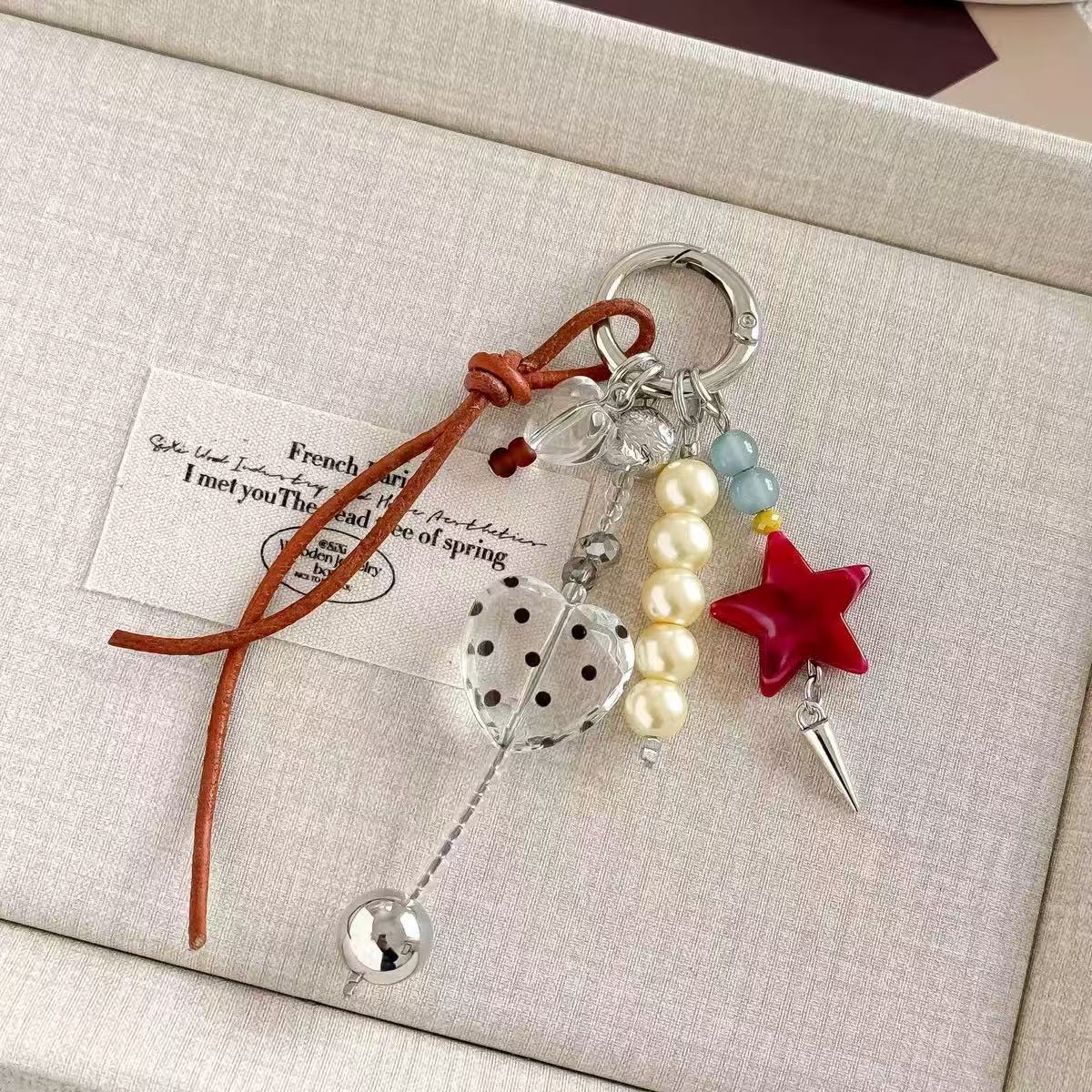 Dopamine Aesthetic Korean Bag Hanger, High Quality Decorative Pendant