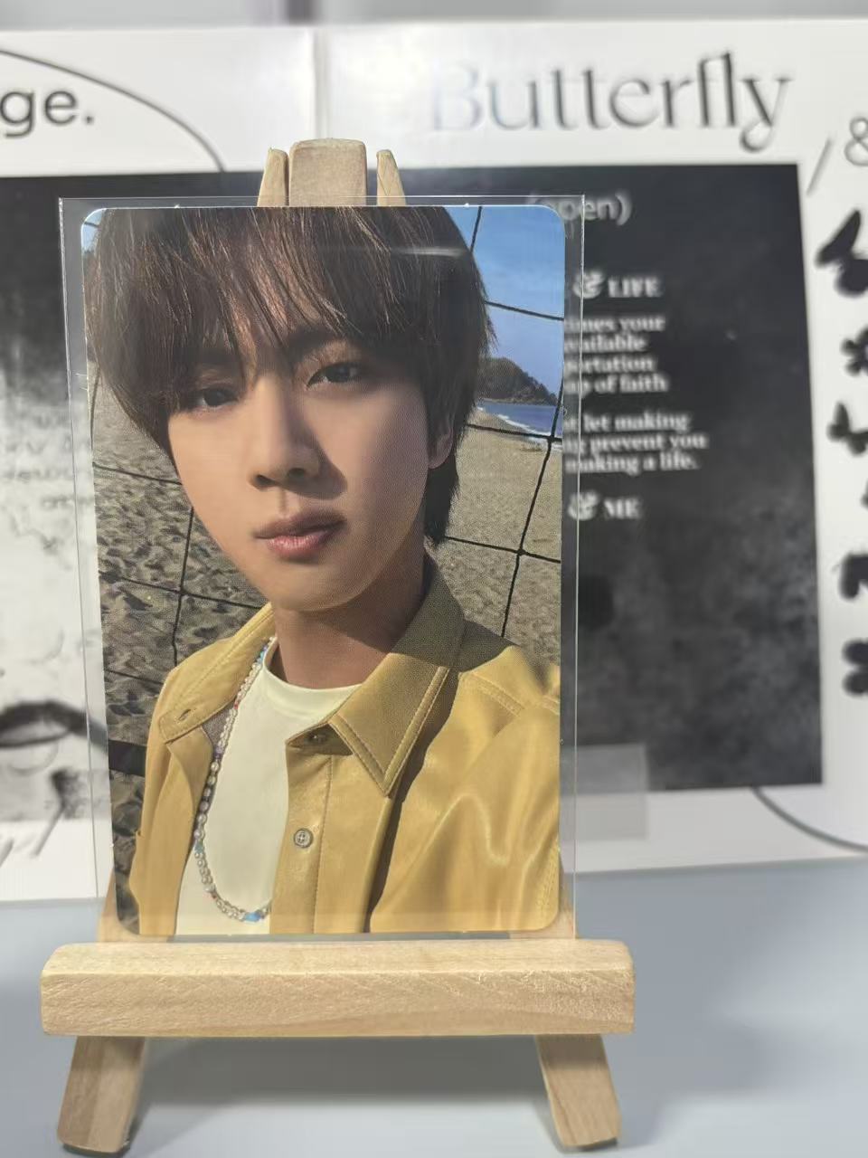 Jin offical photocard of "Butter"