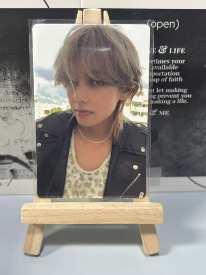 V Solo album offical photocard of 'Layover ' set