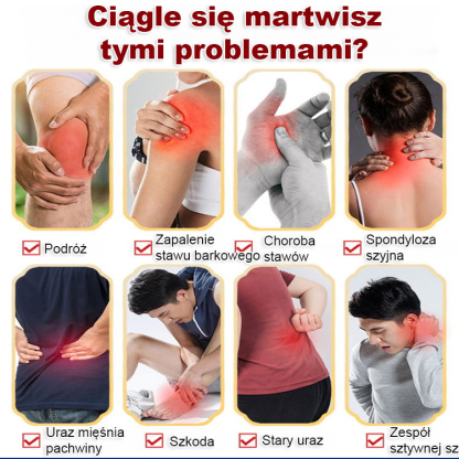 Pięć trujących złotych kości-Dzialanie bezpośrednio dociera do bolesnego ohszaru.