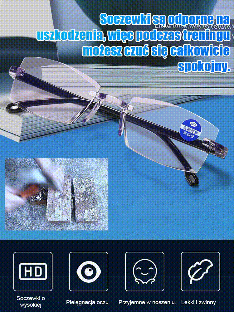 【Przywróć wzrok do jasności sprzed 20 lat】👓 Zestaw 1+1 Gratis  | Automatyczna Regulacja Ostrości | Filtr Blue Light 