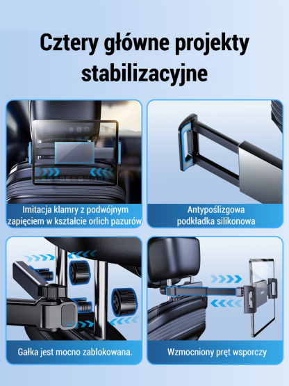 Uchwyt na tablet do tylnego siedzenia w samochodzie