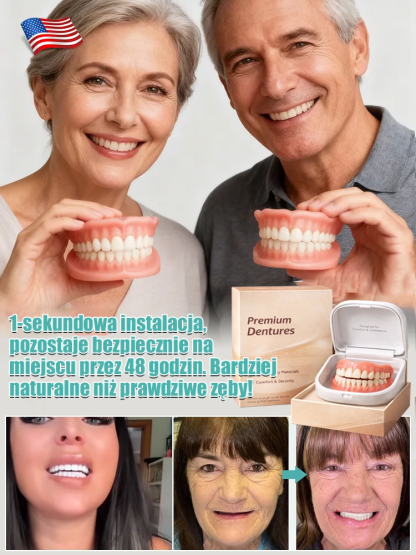 🔥 Zestaw protez dentystycznych – najwyższa jakość! 👍 Kup 1, drugi gratis! ✅ 98,9% pozytywnych opinii | 99% klientów wraca!