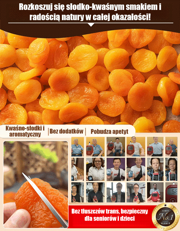 ✨Oto cudowne, bezpestkowe suszone morele z Sandomierza.✨