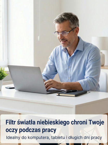 ✅ Automatyczna ostrość | ✅ Blue Light Filter | 👓 1+1 GRATIS