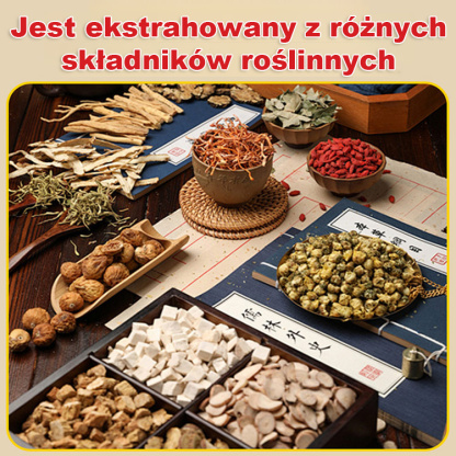 Pięć trujących złotych kości-Dzialanie bezpośrednio dociera do bolesnego ohszaru.