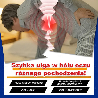 Pięć trujących złotych kości-Dzialanie bezpośrednio dociera do bolesnego ohszaru.