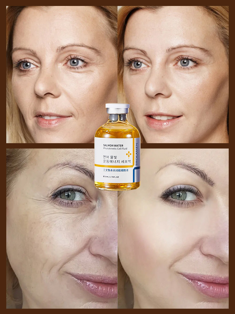Serum przeciwzmarszczkowe z wodą i łososiem