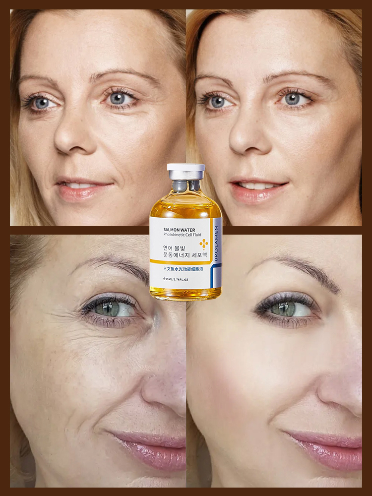 Serum przeciwzmarszczkowe z wodą i łososiem