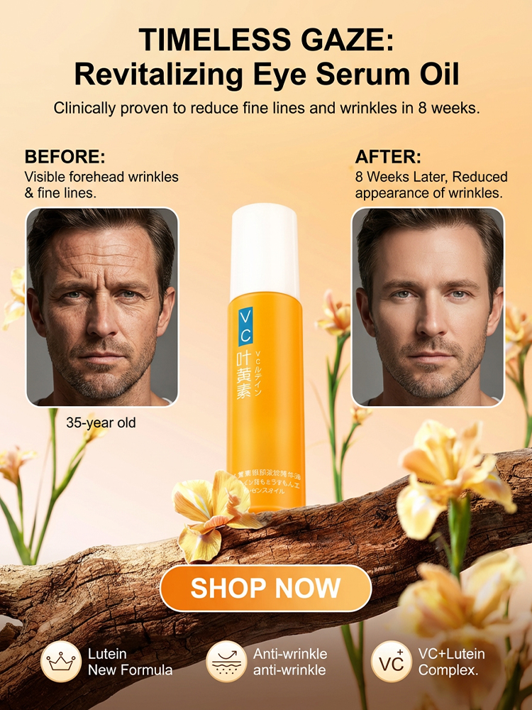 ✨Instant wrinkle reduction in just 1 use! Anti-Wrinkle & Smoothing Eye Serum Oil