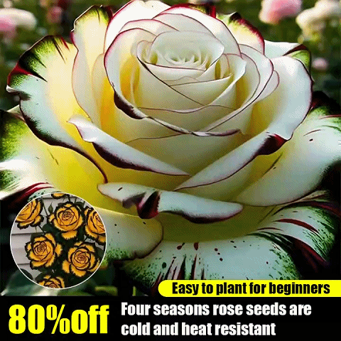 🌺 From seed to flower wall in just 4 weeks! Multi-headed speckled rose seeds | Winter-hardy & Evergreen ❄️ | Scent is more intense than roses | 100% Growth Guarantee ✅