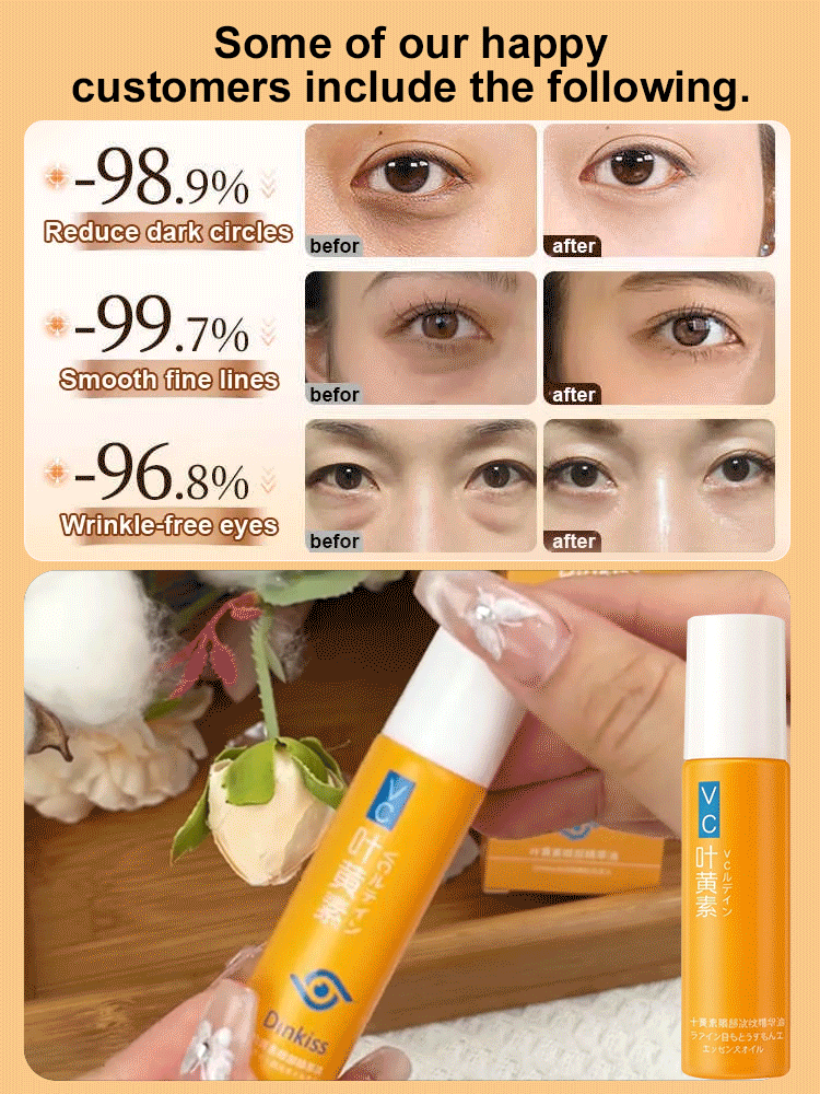 ✨Instant wrinkle reduction in just 1 use! Anti-Wrinkle & Smoothing Eye Serum Oil