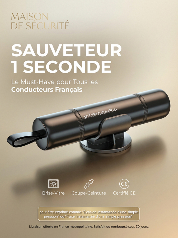 Vitre brisée en 1 coup ! 🔨 L'indispensable de survie 🆘