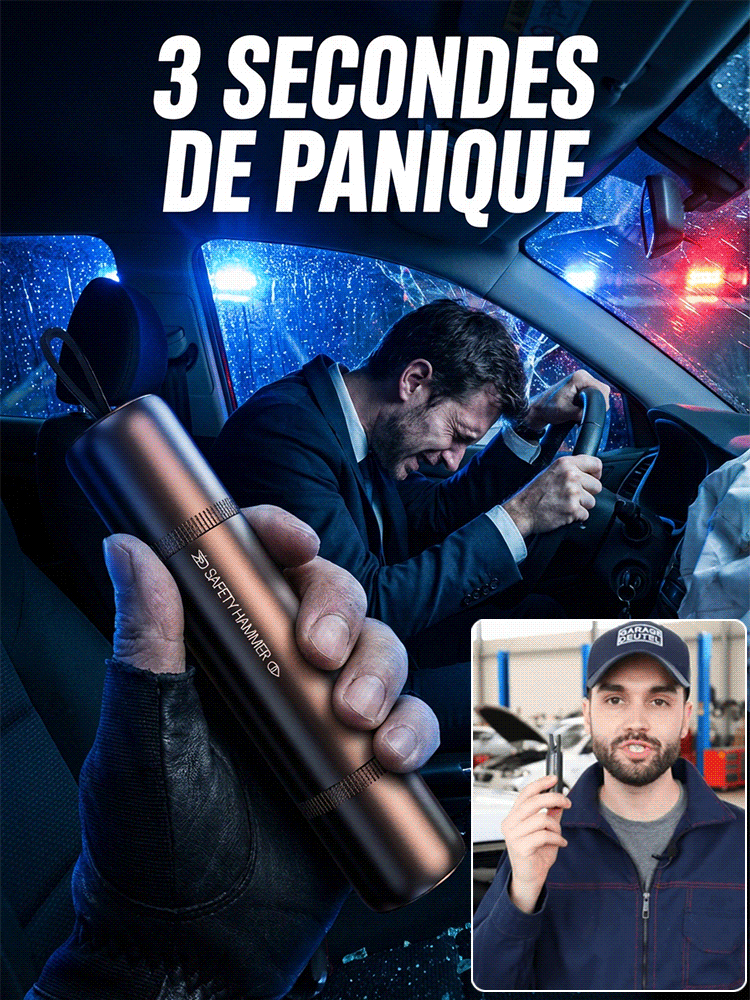 Vitre brisée en 1 coup ! 🔨 L'indispensable de survie 🆘