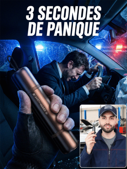 Vitre brisée en 1 coup ! 🔨 L'indispensable de survie 🆘