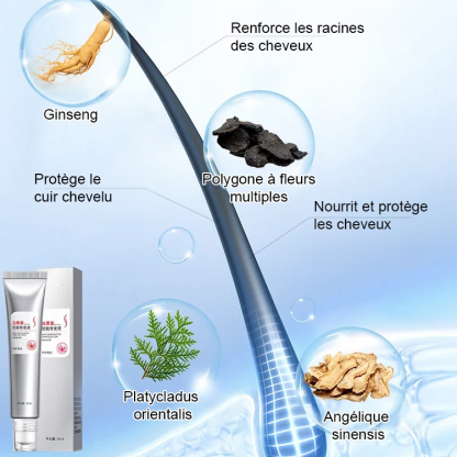 Sérum roll-on pour la prévention de la chute des cheveux, renforcement des racines et croissance cap