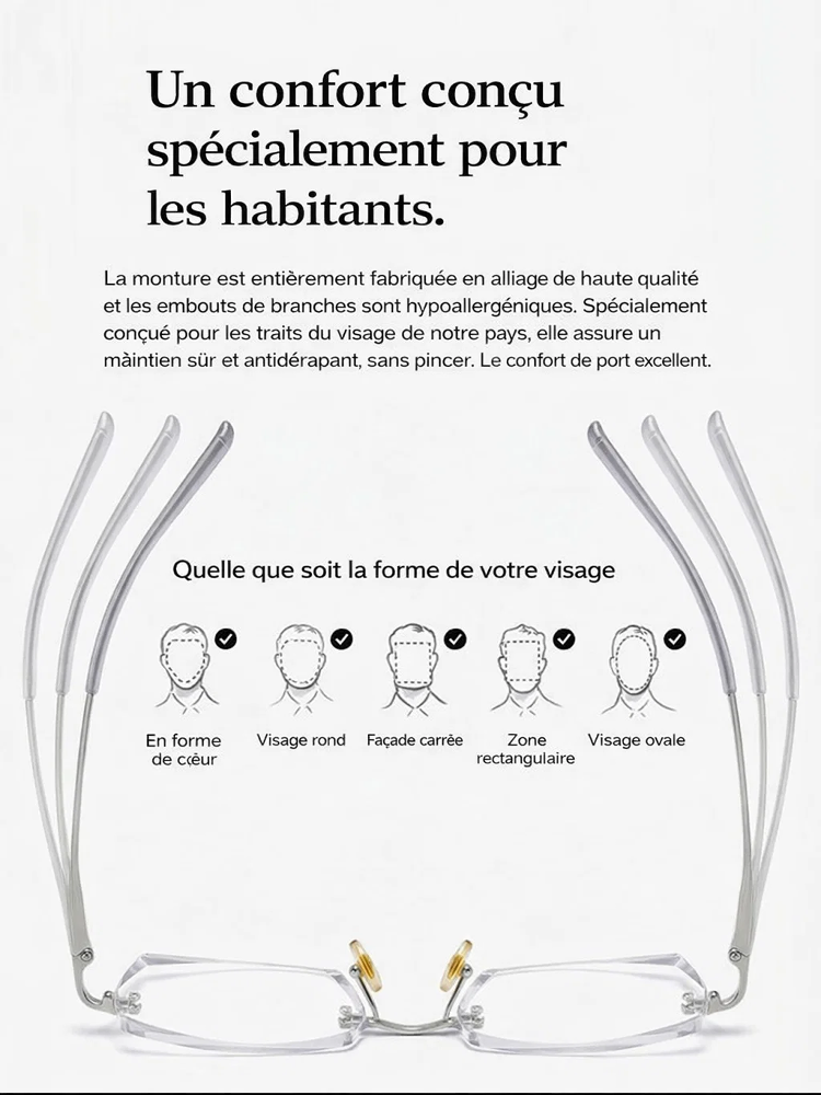 🔥 OFFRE SPÉCIALE : 1 ACHETÉE = 1 OFFERTE | Lunettes Intelligentes (Dioptries +1,00 à +10,00)