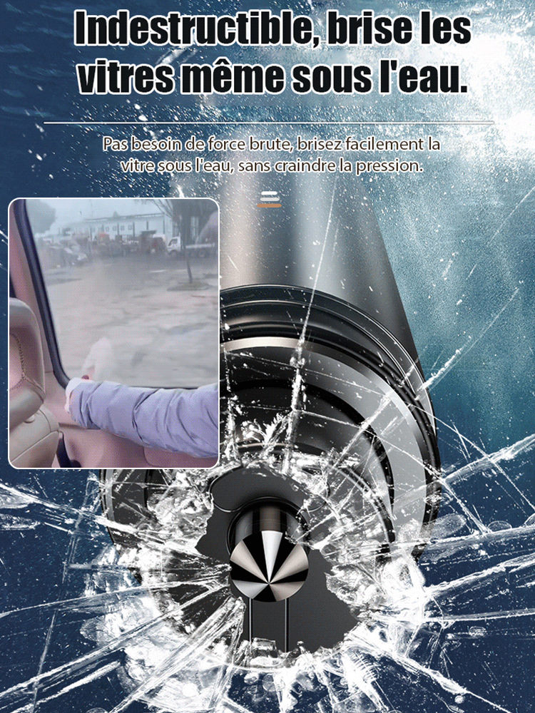 Vitre brisée en 1 coup ! 🔨 L'indispensable de survie 🆘