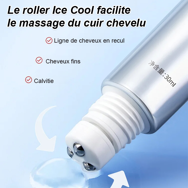 Sérum roll-on pour la prévention de la chute des cheveux, renforcement des racines et croissance cap