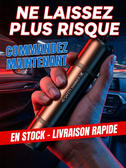 Vitre brisée en 1 coup ! 🔨 L'indispensable de survie 🆘