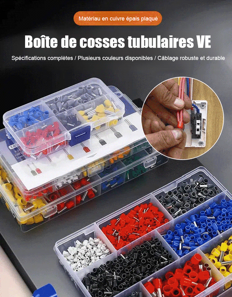 【800 pièces】Achat de cosses, pince offerte