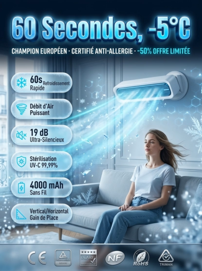 🚨Climatiseur intelligent sans installation -