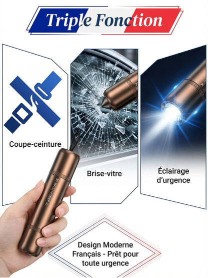 Vitre brisée en 1 coup ! 🔨 L'indispensable de survie 🆘