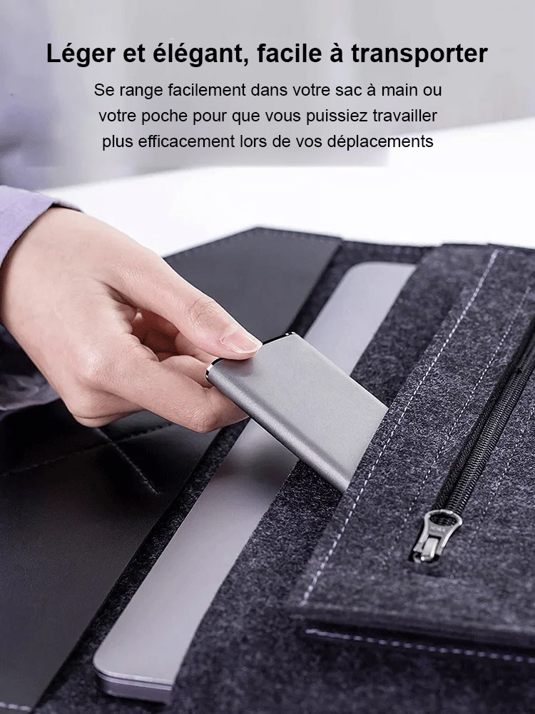 Disques d'état solides mobiles【Transfert de données stable·rapide et entièrement sans perte】
