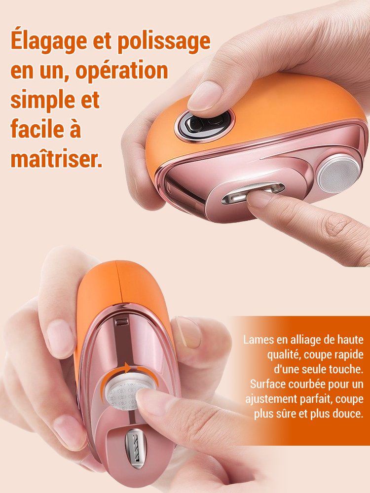 [Indispensable pour les familles avec des bébés et des personnes âgées] Lime à ongles électrique