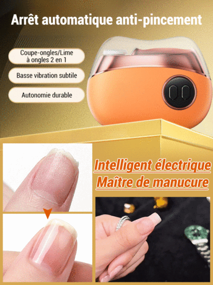 [Indispensable pour les familles avec des bébés et des personnes âgées] Lime à ongles électrique