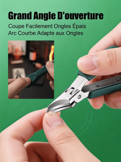 【Adopté par les podologues professionnels 🩺】Ensemble de coupe-ongles biseautés spécial pour paronychie