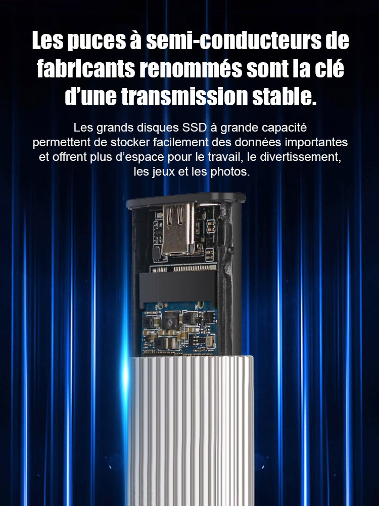 【SSD Portable 16To : Liquidation Export à Prix d'Usine !】 Stockage étanche et antichoc IP54, compatible avec iPhone, Mac et PC – essai gratuit inclus.