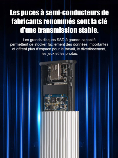 【SSD Portable 16To : Liquidation Export à Prix d'Usine !】 Stockage étanche et antichoc IP54, compatible avec iPhone, Mac et PC – essai gratuit inclus.