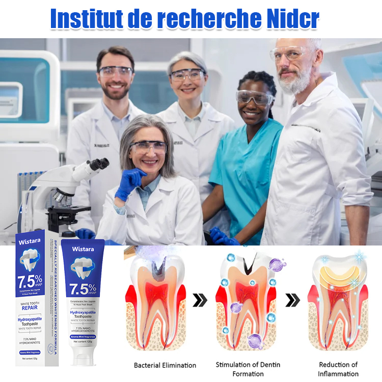 Dentifrice Réparateur au Nano-Hydroxyapatite 7,5%