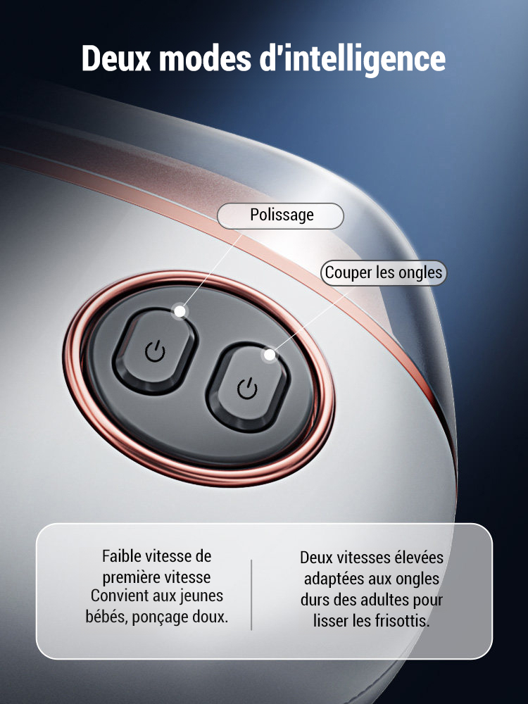 [Indispensable pour les familles avec des bébés et des personnes âgées] Lime à ongles électrique