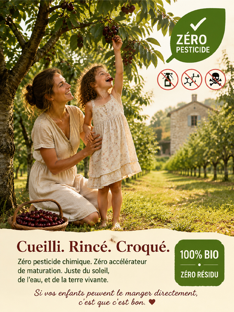 Récoltez vos propres cerises ultra-sucrées dès la première année de plantation 