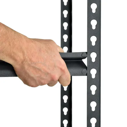 Étagère métallique à 5 niveaux, support de rangement robuste pour entrepôts, sans boulons