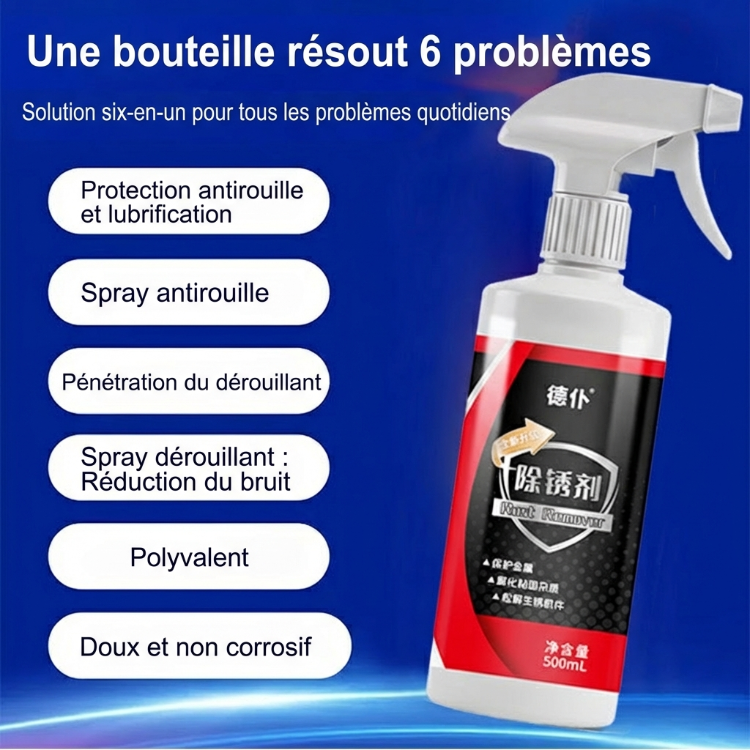 Spray puissant pour enlever la rouille