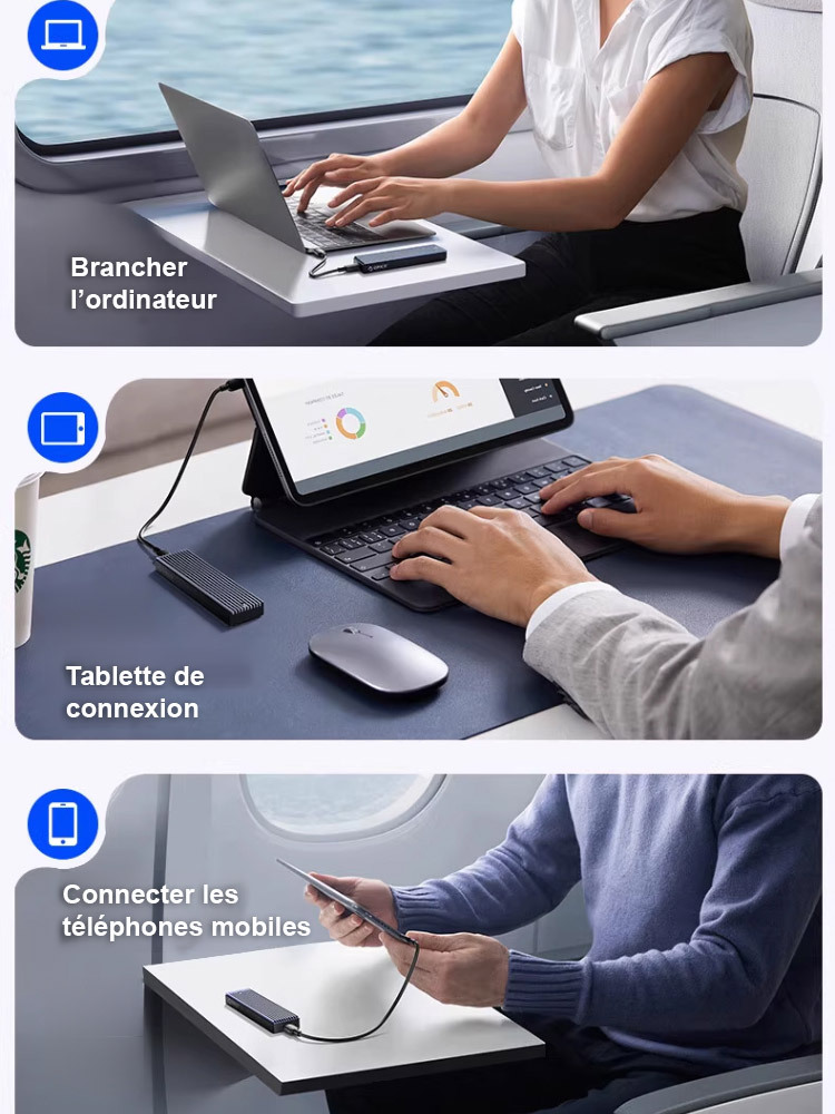 【SSD Portable 16To : Liquidation Export à Prix d'Usine !】 Stockage étanche et antichoc IP54, compatible avec iPhone, Mac et PC – essai gratuit inclus.