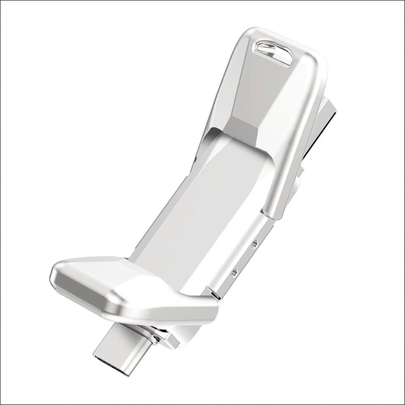 Clé USB SSD à double interface, compatible avec téléphones et ordinateurs