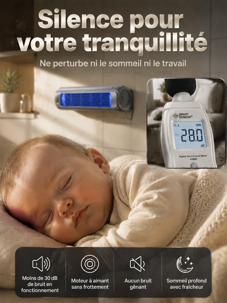 Édition 2026 — Ventilateur turbo à flux transversal-❄️ PLUS FROID QU'UNE CLIMATISATION